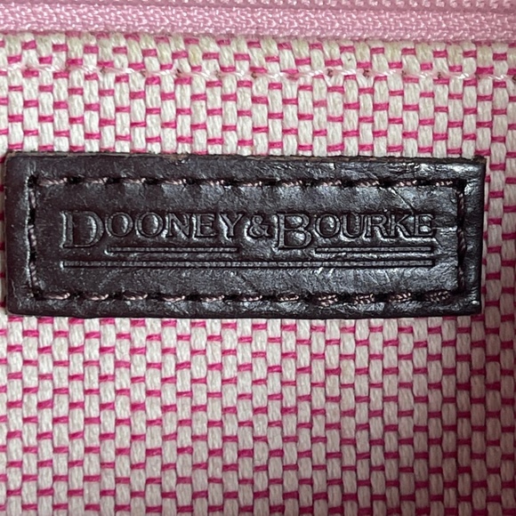 DOONEY & BOURKE TAN CROC BIT LEATHER HOBO PURSE - Picture 12 of 12